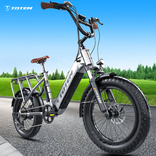QNUT Fat Tire Cargo E-bike for Adults - Hauler